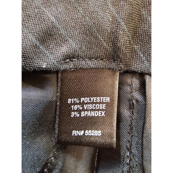 Express Design Studio Editor Shorts Gray Windowpane Plaid Bermuda Dress Size 4 - Picture 5 of 6